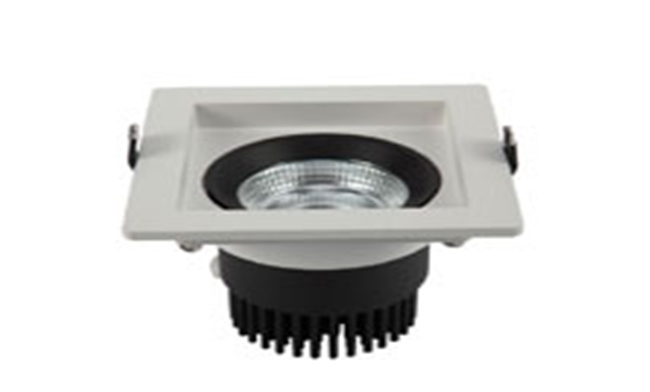 LED 4寸 12W 方形深孔COB嵌燈 開(kāi)孔120x120mm黃光白光中性光