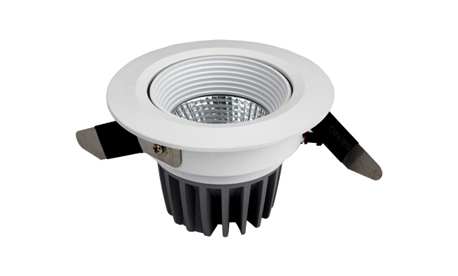 LED 7W COB 天花燈 可調(diào)角度 開(kāi)孔80mm 黃光白光中性光