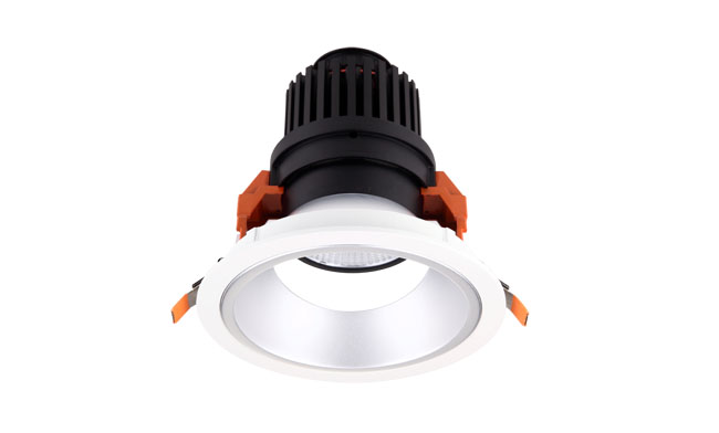 LED 30W COB洗墻筒燈015系列開(kāi)孔尺寸185mm