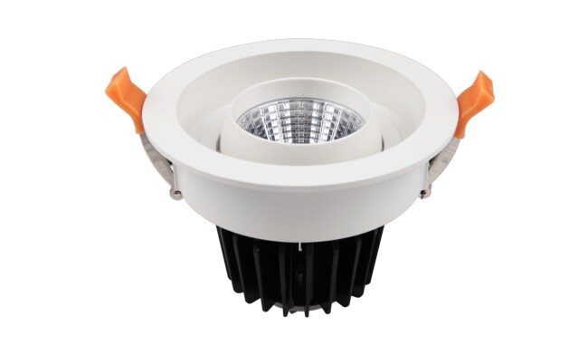 LED 15w COB嵌燈 開孔120mm 可350度旋轉 黃光白光中性光